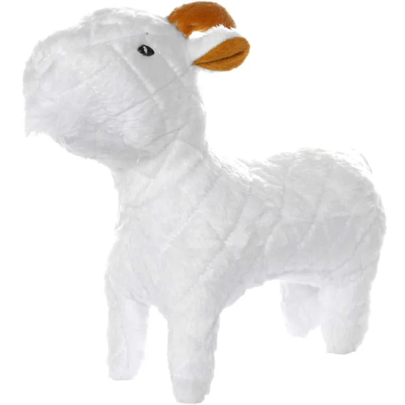 Plush toys for chefs with chef's hat and apron designs​ Mighty Dog Toys Grady the Goat