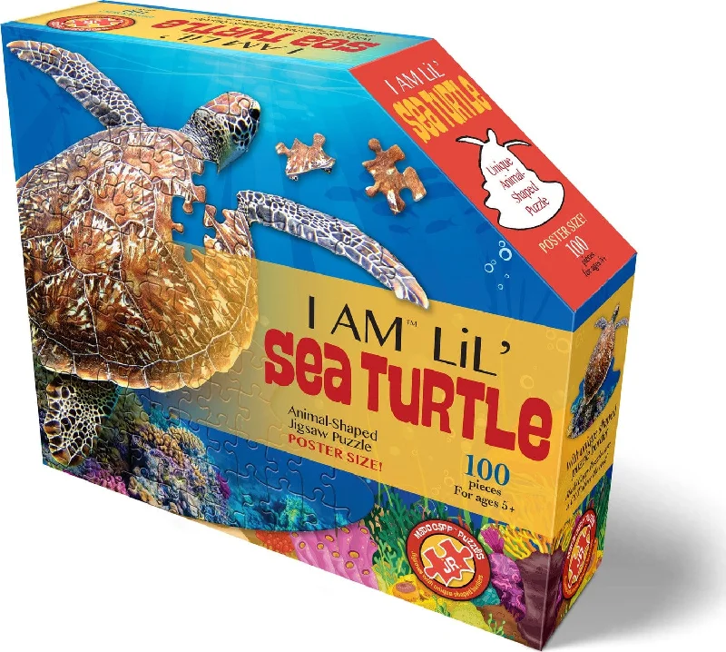 Puzzle books with multiple puzzle types​ Madd Capp Puzzle Jr. - I Am Lil Sea Turtle