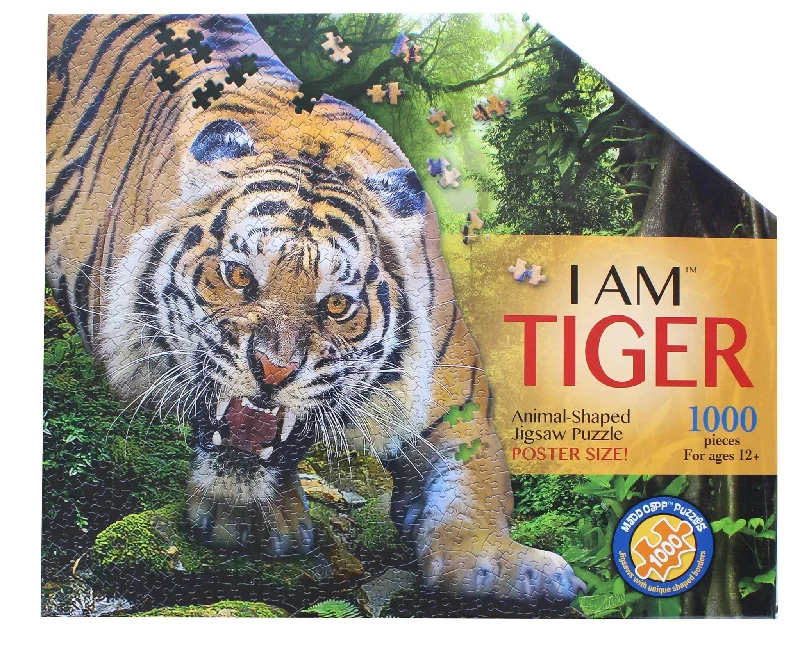 Puzzle - inspired digital wallpapers for devices​ I am Tiger 1000Pc Jigsaw Puzzle