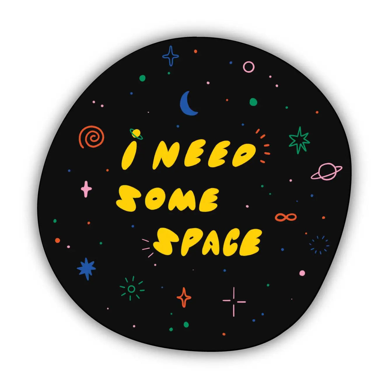 Plush toys for fishermen with fish - net - or fishing - rod - shaped accessories "I Need Some Space" Sticker Plush toys for fishermen with fish - net - or fishing - rod - shaped accessories "I Need Some Space" Sticker