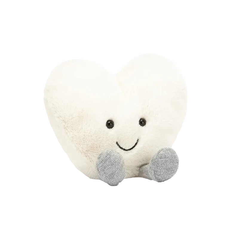 Plush toys for dog owners with realistic features JELLYCAT Amuseable Cream Heart - Small Plush toys for dog owners with realistic features JELLYCAT Amuseable Cream Heart - Small