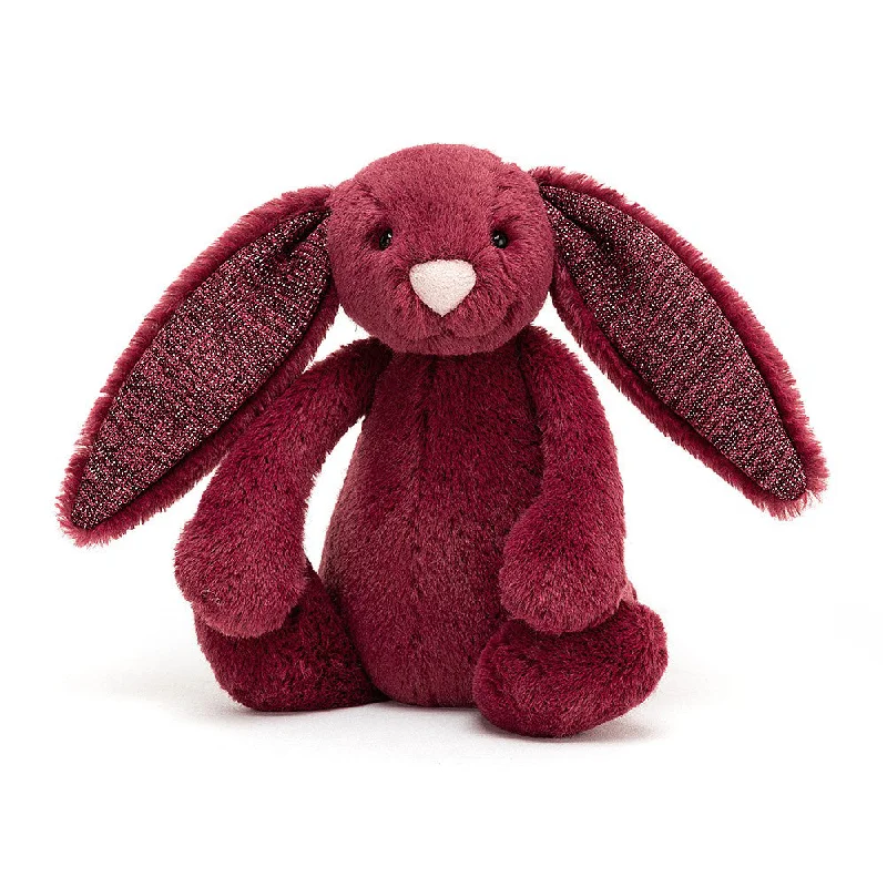 Plush toys with scented inserts for a calming effect Jellycat Bashful Sparkly Cassis Bunny - Personalisation Available Plush toys with scented inserts for a calming effect Jellycat Bashful Sparkly Cassis Bunny - Personalisation Available
