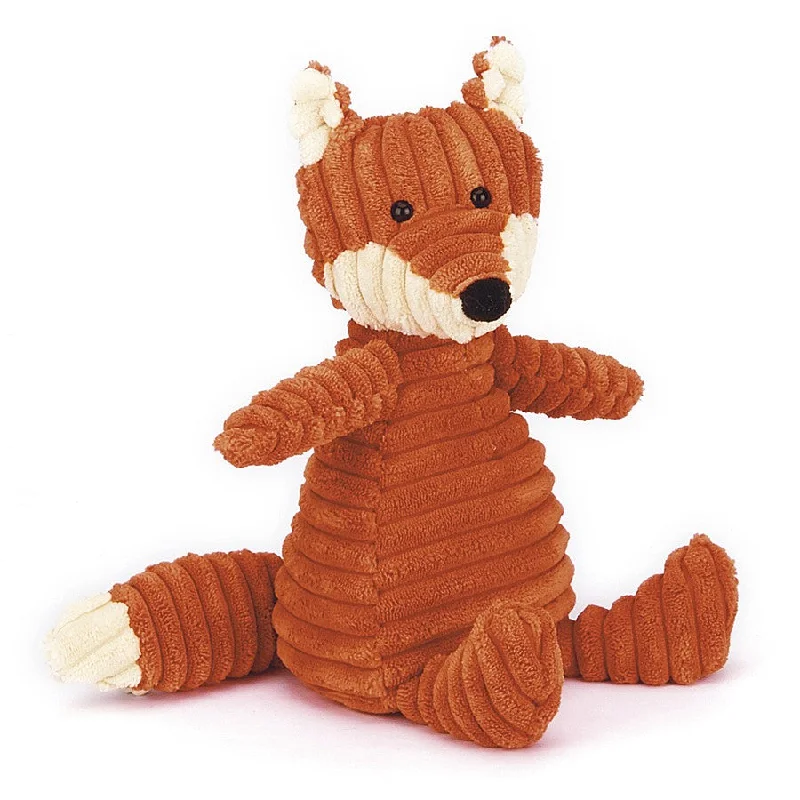 Plush toys for farmers with tractor - or hay - bale - shaped accents​ Jellycat Cordy Roy Fox