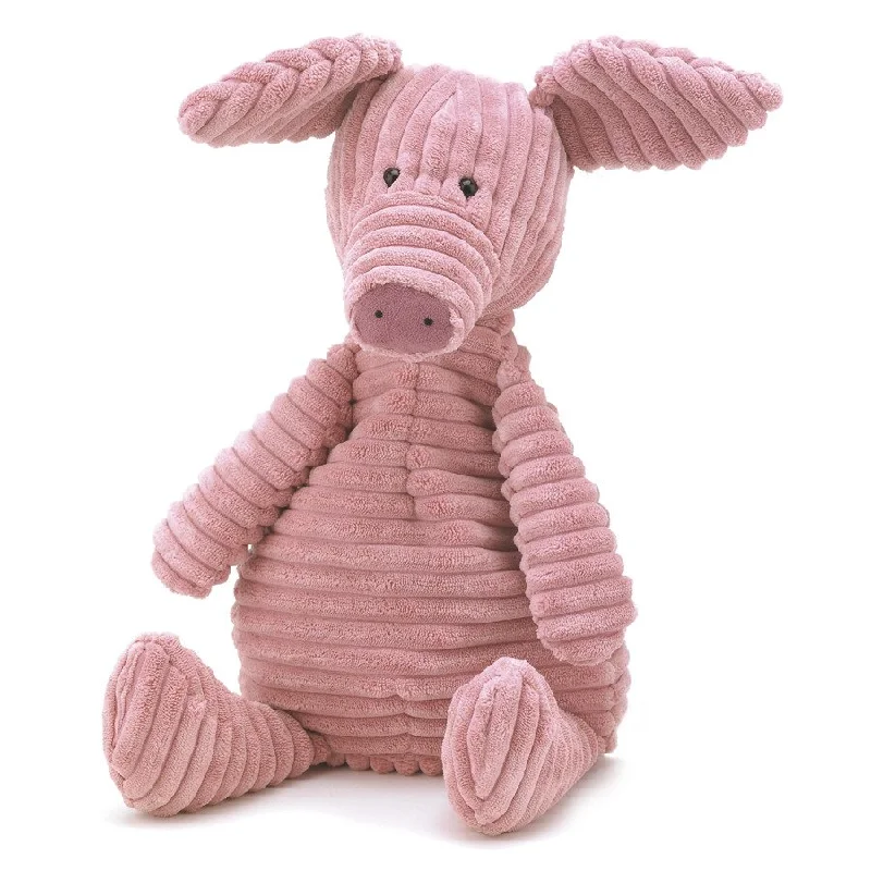 Plush toys for carpenters with wood - grain - textured designs​ Jellycat Cordy Roy Pig