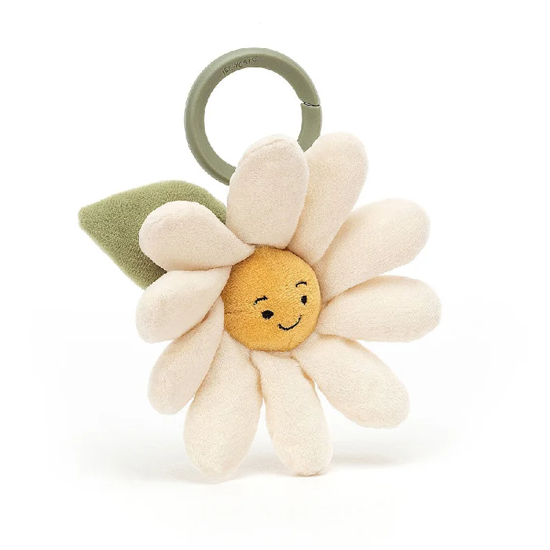 Plush toys for meditation practitioners with calming colors​ Jellycat Fleury Daisy Jitter