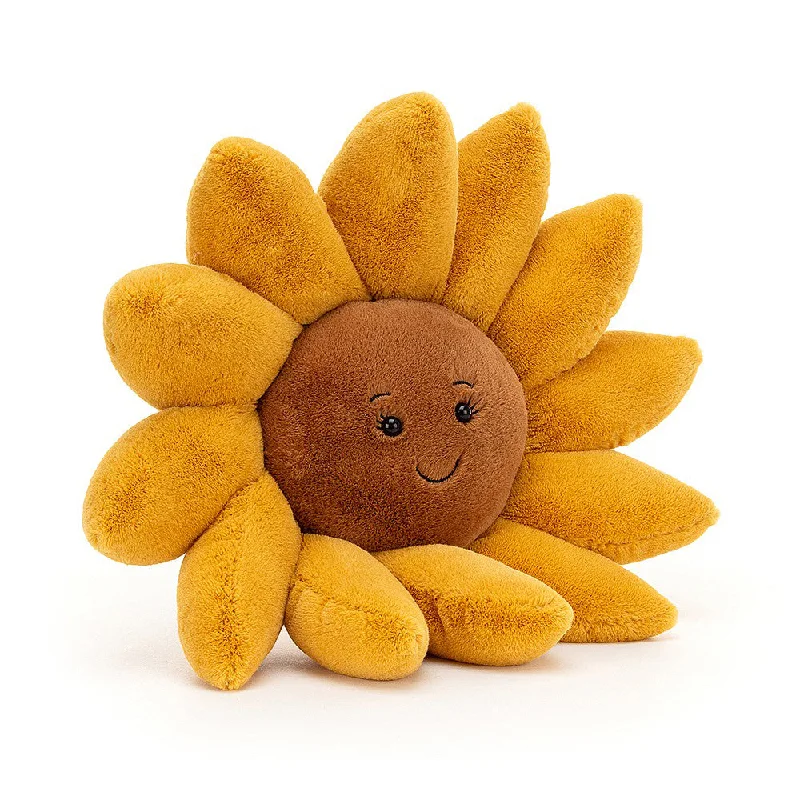 Plush toys for nature lovers in tree or leaf designs​ Jellycat Fleury Sunflower