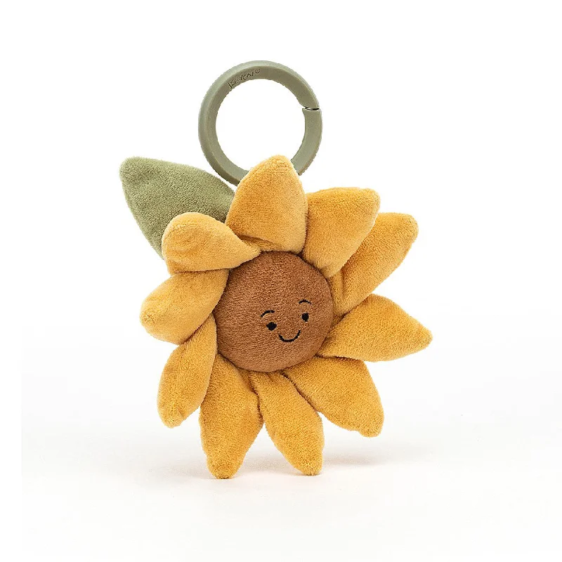 Plush toys for gardening enthusiasts with flower - shaped accents​ Jellycat Fleury Sunflower Jitter