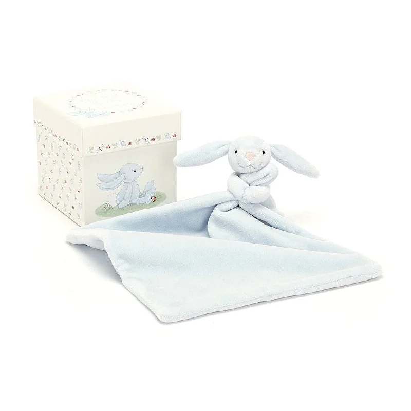Farm animal plush toys for rural - themed nurseries​ Jellycat My First Blue Bunny Soother - Personalisation Available