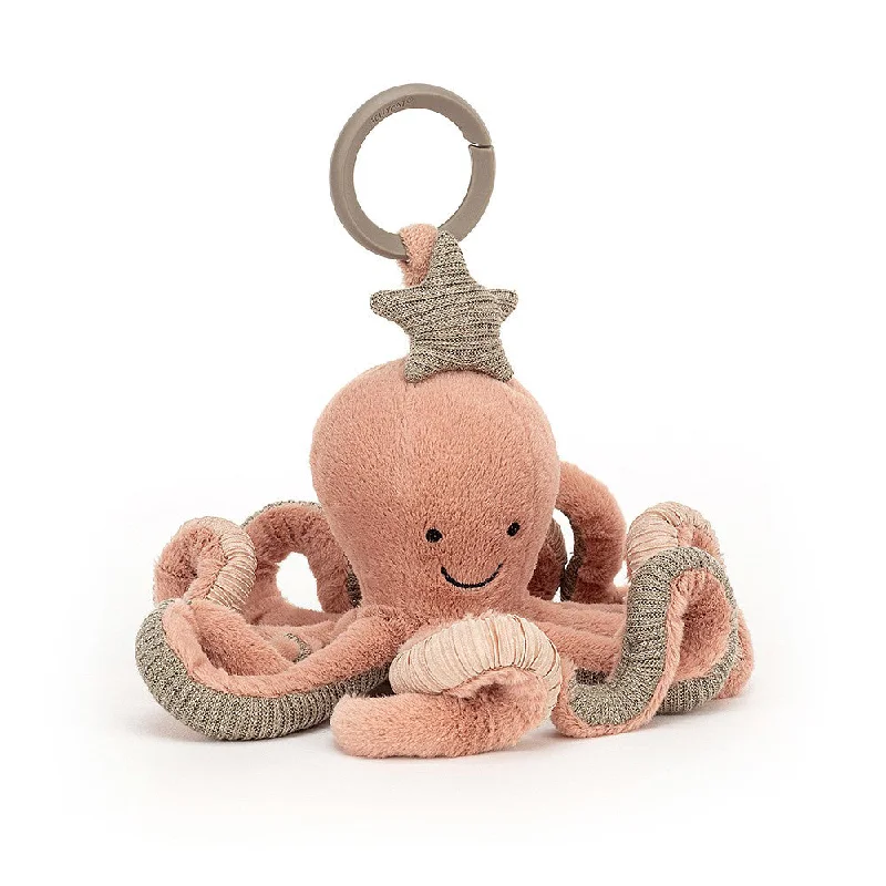 Plush toys for teachers with apple - or blackboard - shaped accents​ Jellycat Odell Octopus Activity Toy