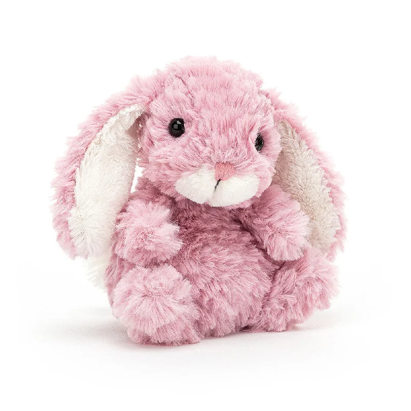 Plush toys for fashionistas in trendy outfits​ Jellycat Yummy Bunny Tulip Pink