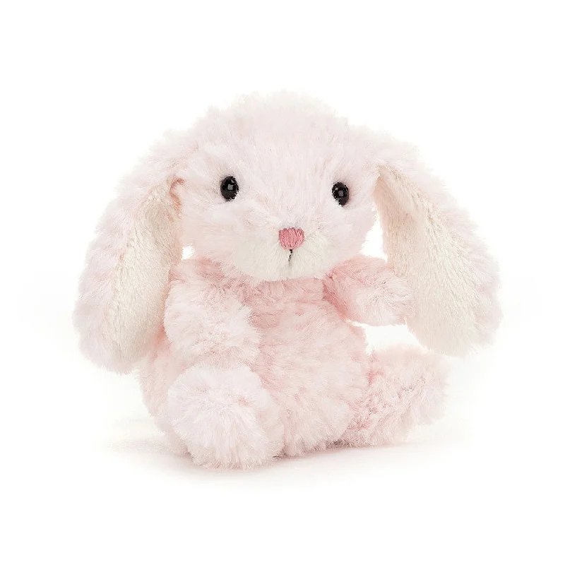 Plush toys for skiers in ski - themed outfits​ Jellycat Yummy Pastel Pink Bunny