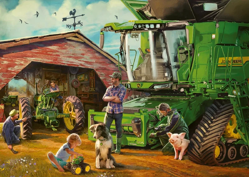 Disney - themed puzzles for fans of classic animations​ John Deere Then  Now