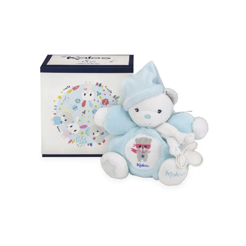 Plush toys for carpenters with wood - grain - textured designs Kaloo Chubby Bear Aqua Small 18cm Plush toys for carpenters with wood - grain - textured designs Kaloo Chubby Bear Aqua Small 18cm