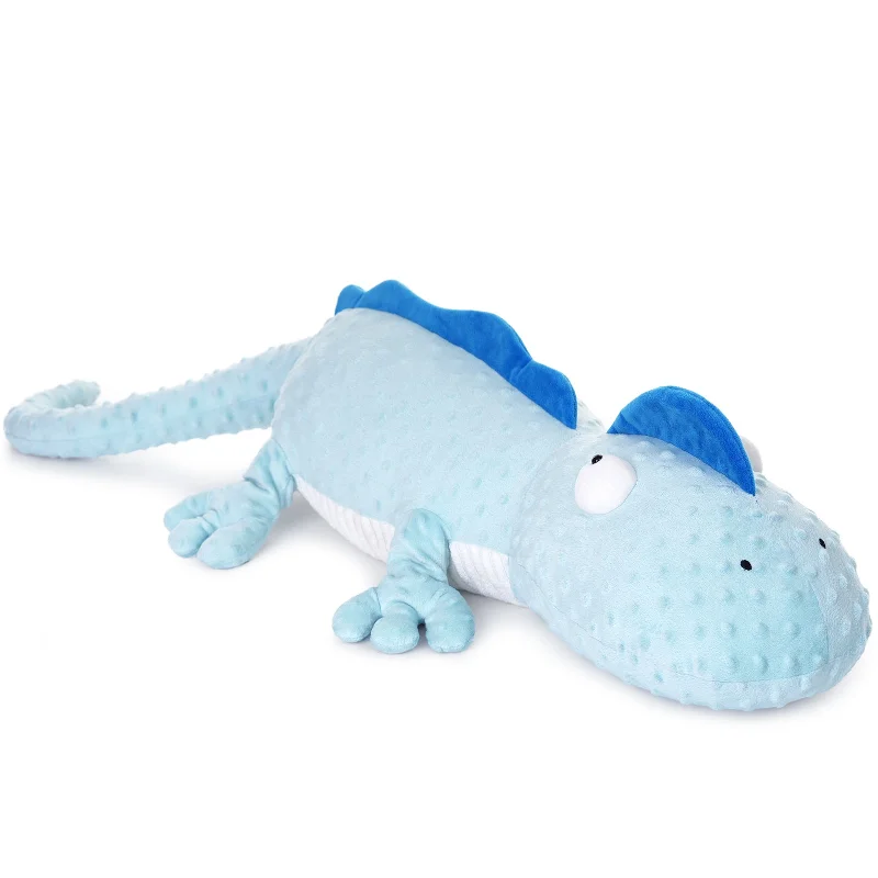Under - the - sea plush toys with glow - in - the - dark features Lizard Weighted Plush Toy, Light Blue, 35.5 Inches Under - the - sea plush toys with glow - in - the - dark features Lizard Weighted Plush Toy, Light Blue, 35.5 Inches