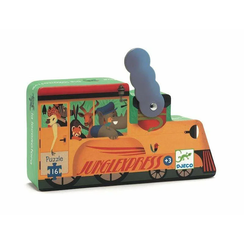 Puzzle - based escape - the - room party kits for home parties​ Locomotive Mini Jigsaw Puzzle