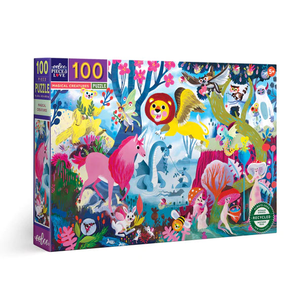 Puzzle - shaped planters for indoor plants​ Magical Creatures 100 Piece Puzzle