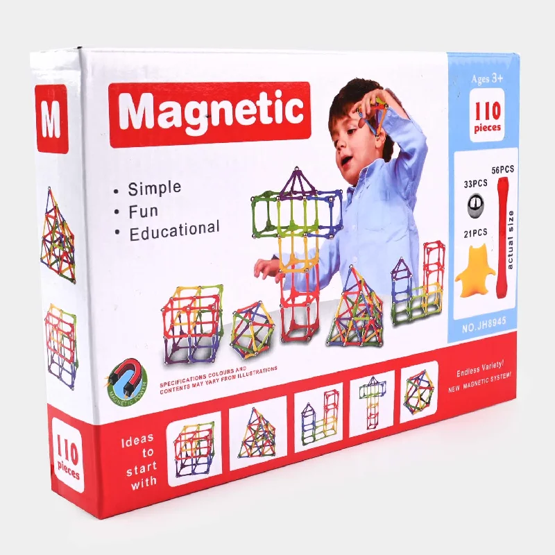 Superhero - inspired puzzles for comic - loving kids Magnetic Sticks/ Blocks 110 Pieces Superhero - inspired puzzles for comic - loving kids Magnetic Sticks/ Blocks 110 Pieces
