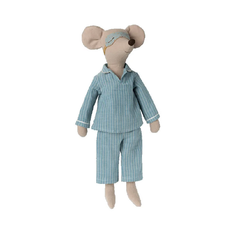 Plush toys for firefighters with fire - truck - or helmet - shaped accents​ Maileg Maxi Mouse, Pyjamas