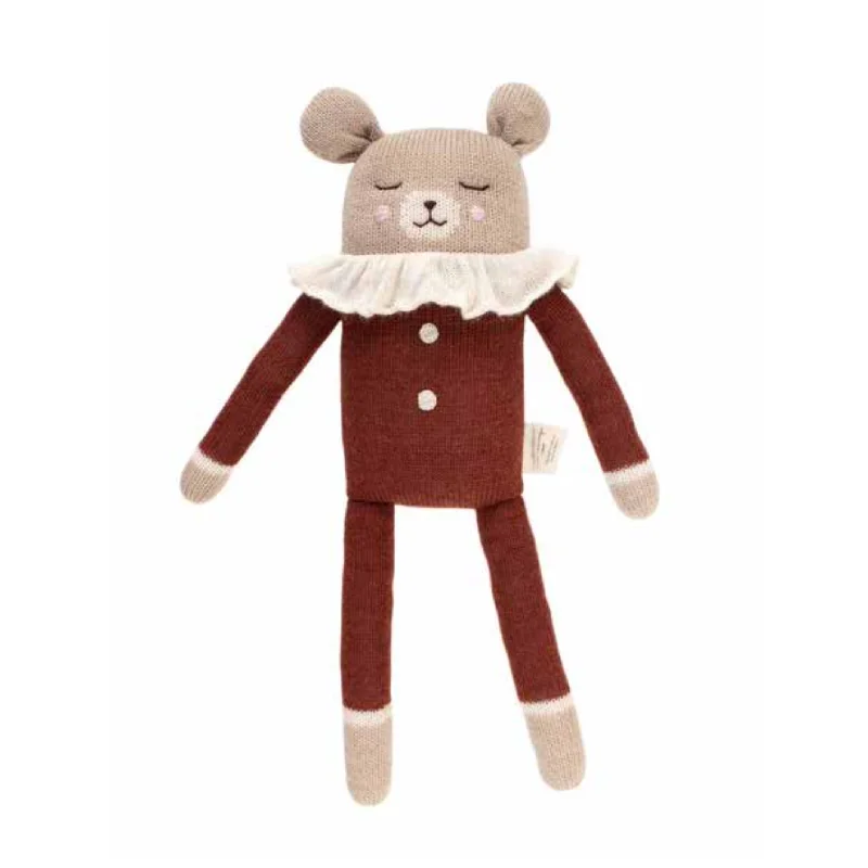 Plush toys for archaeologists with shovel - or artifact - shaped accessories Main Sauvage Knit Toy - Big Teddy - Sienna Pyjamas Plush toys for archaeologists with shovel - or artifact - shaped accessories Main Sauvage Knit Toy - Big Teddy - Sienna Pyjamas