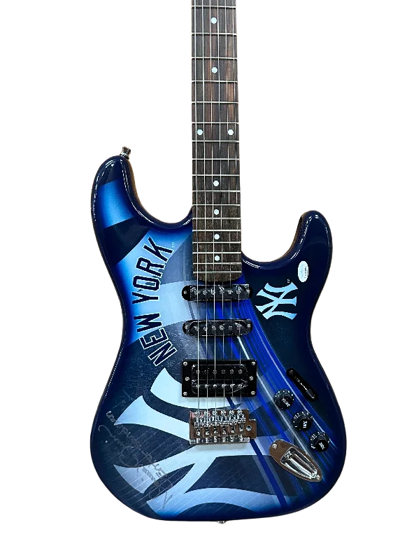 Koto for traditional Japanese melodies Mariano Rivera New York Yankees Signed "Enter Sandman" Electric Guitar Koto for traditional Japanese melodies Mariano Rivera New York Yankees Signed "Enter Sandman" Electric Guitar