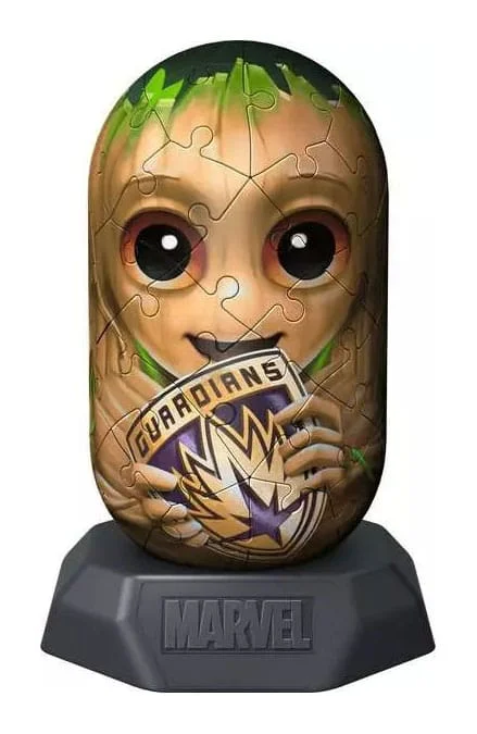 Miniature puzzles for keychain or pocket - sized fun Marvel 3D Puzzle Groot Hylkies (54 Pieces) Miniature puzzles for keychain or pocket - sized fun Marvel 3D Puzzle Groot Hylkies (54 Pieces)