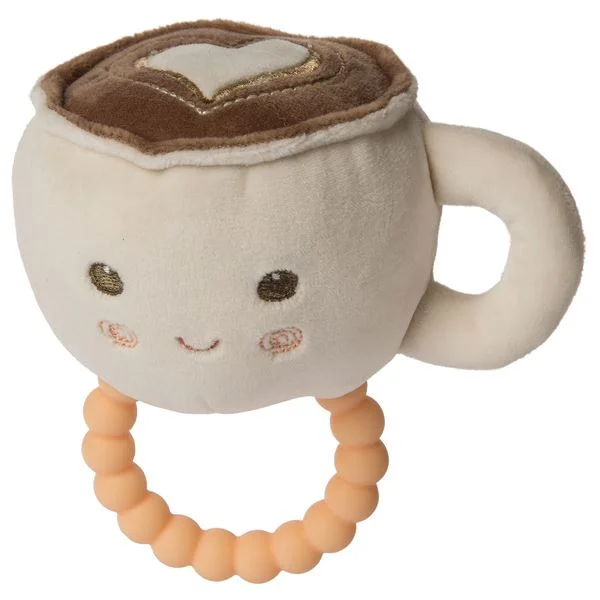 Plush toys for wedding favors with romantic designs​ Mary Meyer Teether Rattle Latte