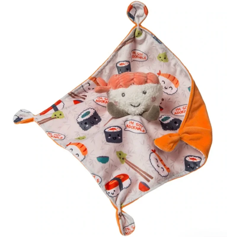 Pirate - themed plush toys with eye patches and hats​ Mary Meyer Sweet Soothie Sushi