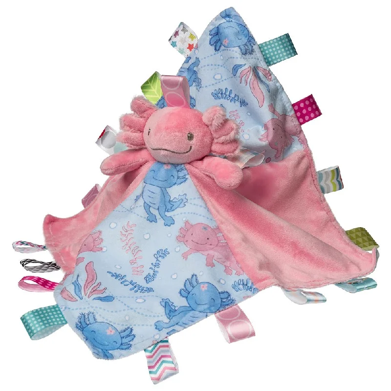 Custom - made plush toys with personalized embroidery​ Mary Meyer Taggies® Character Blanket Lizzy Axolotl