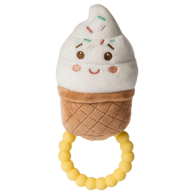 Plush toys for dog owners with realistic features​ Mary Meyer Teether Rattle Sprinkly Ice Cream