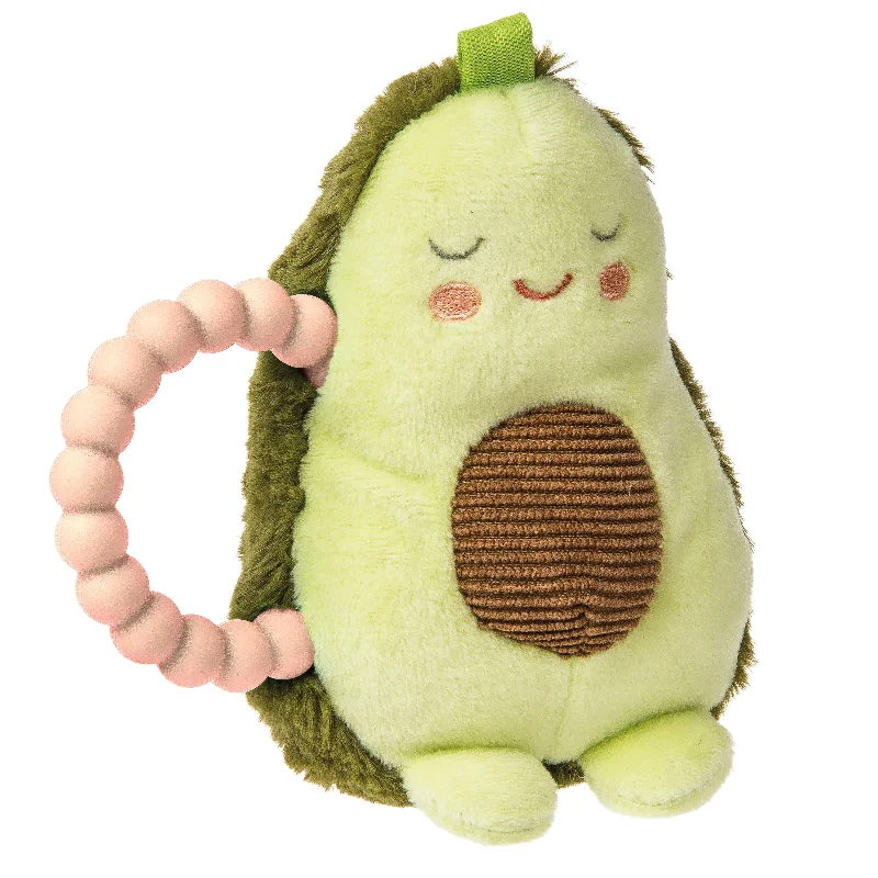 Plush toys for foodies in food - shaped forms like cupcakes​ Mary Meyer Teether Rattle Yummy Avocado