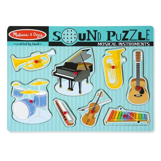 Puzzle - shaped ice cube trays for unique ice cubes​ Melissa & Doug Sound Puzzle Musical Instruments