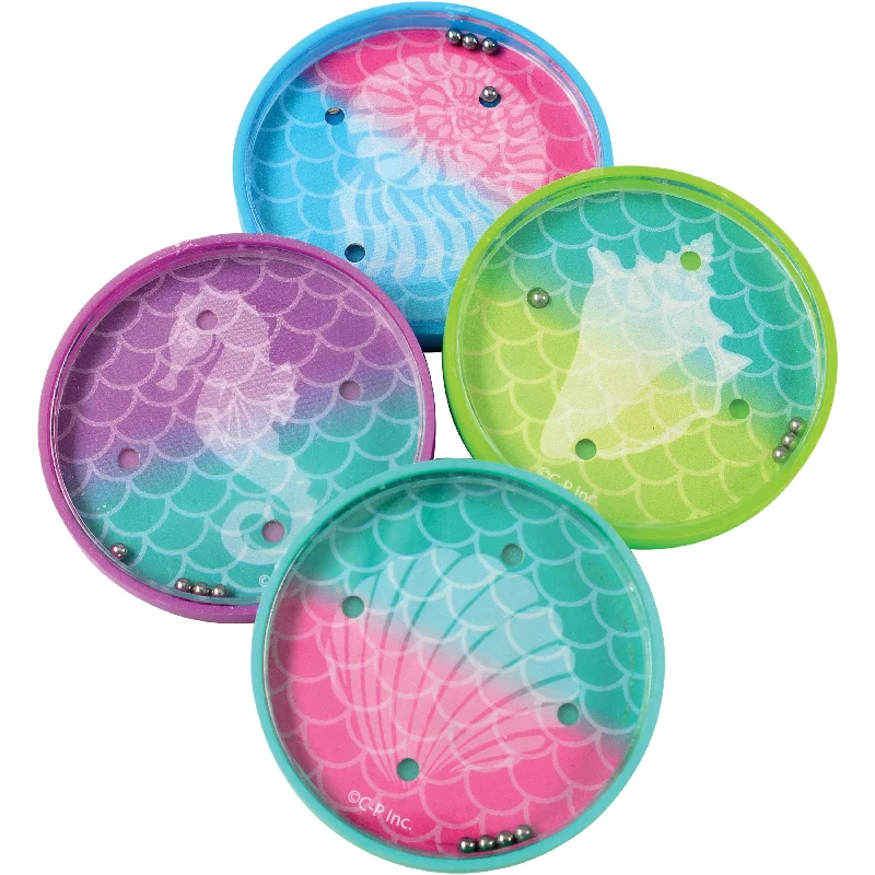 Disney - themed puzzles for fans of classic animations​ Mermaid Scale Pill Puzzles Toy (8 Puzzles Per Package)