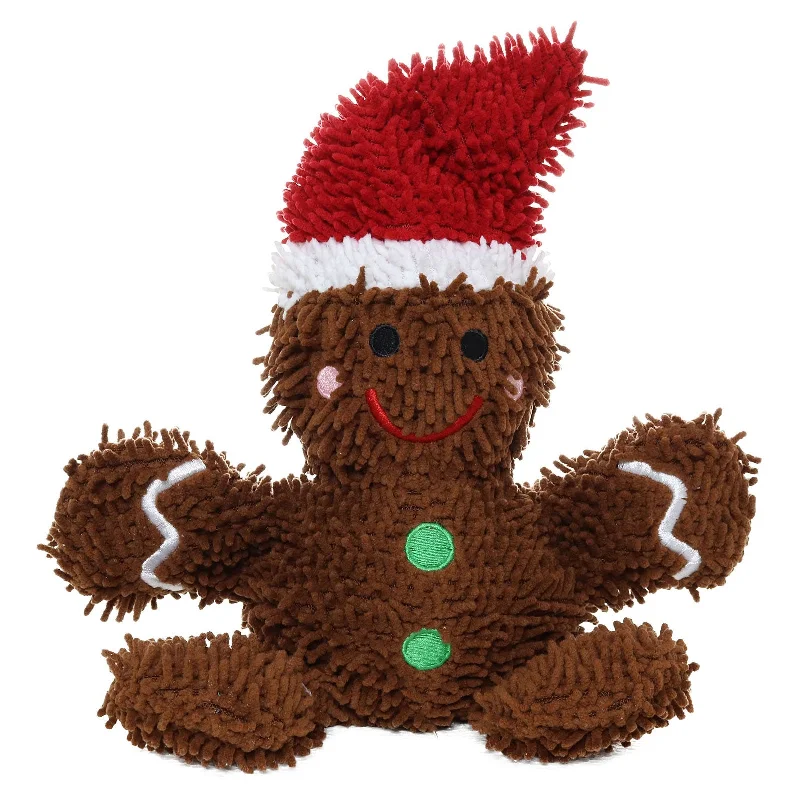 Plush toys for sports fans in team - colored designs​ Mighty Dog Toys Microfiber Gingerbread Man
