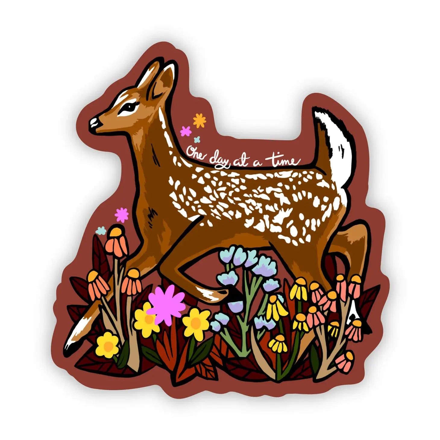 Plush toys for farmers with tractor - or hay - bale - shaped accents "One Day At A Time" Deer Sticker Plush toys for farmers with tractor - or hay - bale - shaped accents "One Day At A Time" Deer Sticker
