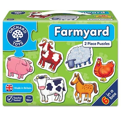 Puzzle - shaped bath bombs for a unique bathing experience​ Orchard Toys Farmyard Jigsaw Puzzles