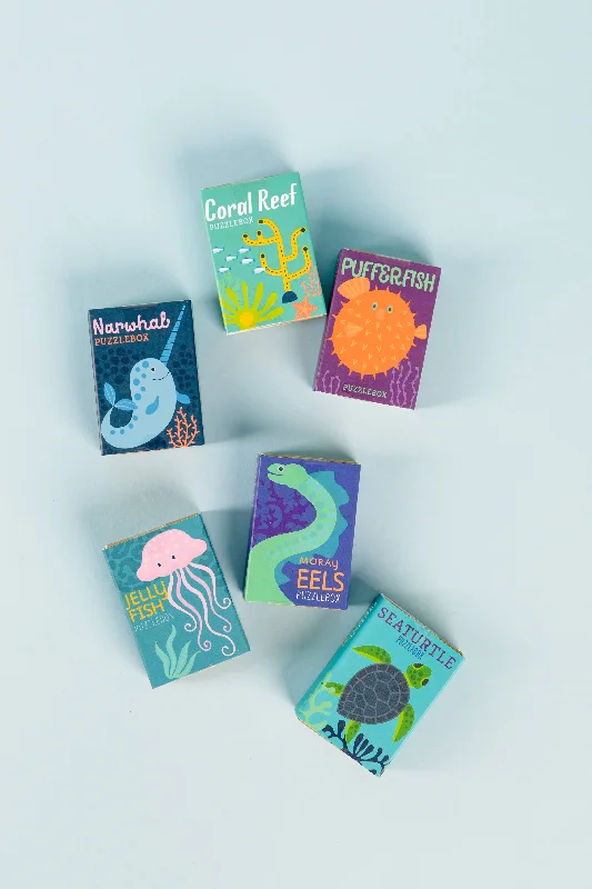 Puzzle - based memory games for cognitive improvement​ Puzzle Boxes: Under the Sea Assortment