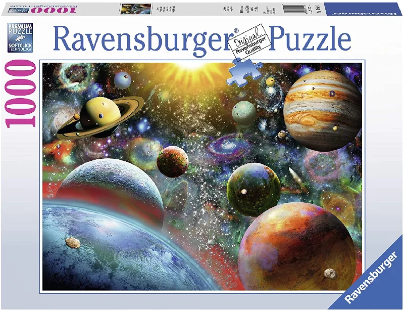 Valentine's Day heart - shaped puzzles​ Ravensburger 1000Pc Planetary Vision Solar System Puzzle