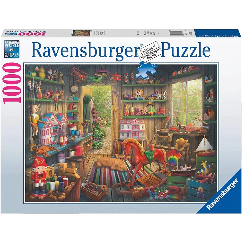 Puzzle - shaped wall clocks for timekeeping with style​ Ravensburger Nostalgic Toys 1000pc [17084-5]