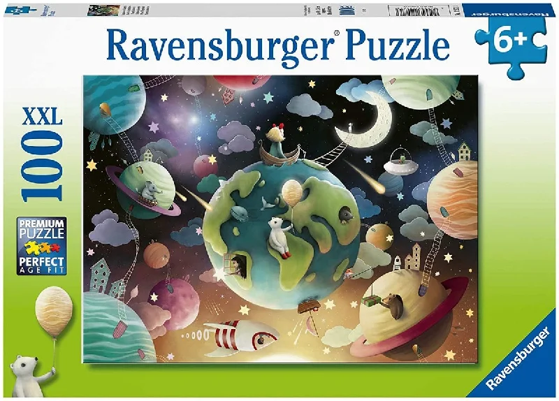 Escape - room - style puzzles for home challenges RAVENSBURGER PLANET PLAYGROUND 100PC Escape - room - style puzzles for home challenges RAVENSBURGER PLANET PLAYGROUND 100PC
