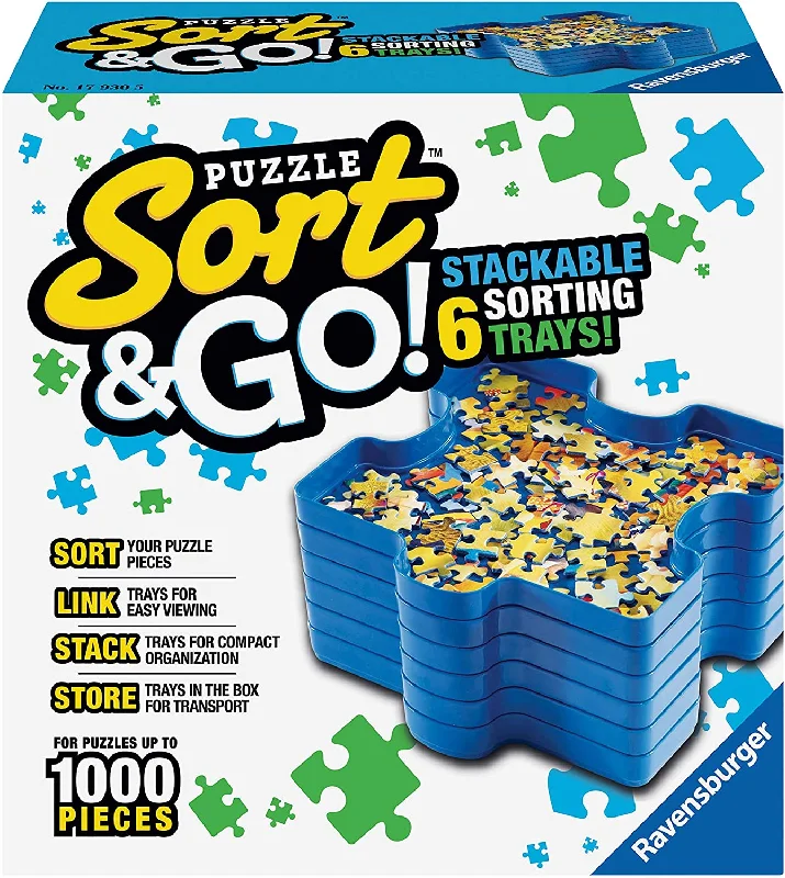 Christmas - holiday puzzles with festive scenes​ Ravensburger Puzzle Sort & Go!