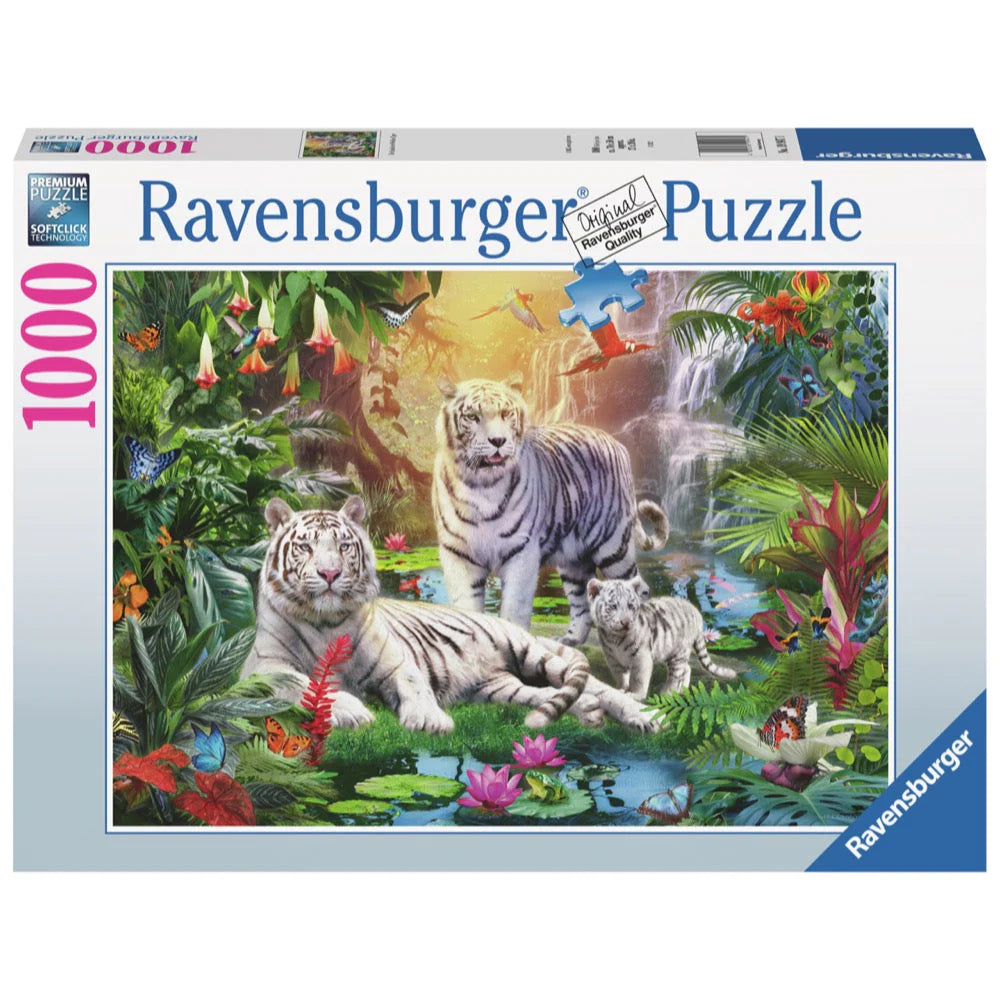 Puzzle - themed mobile phone cases for protection​ Ravensburger White Tiger Family 1000pc [19947-1]