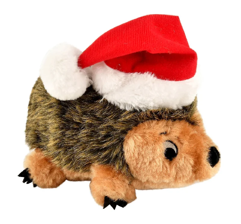 Plush toys for divers with underwater creature designs​ Santa Hedgehogz Dog Toy
