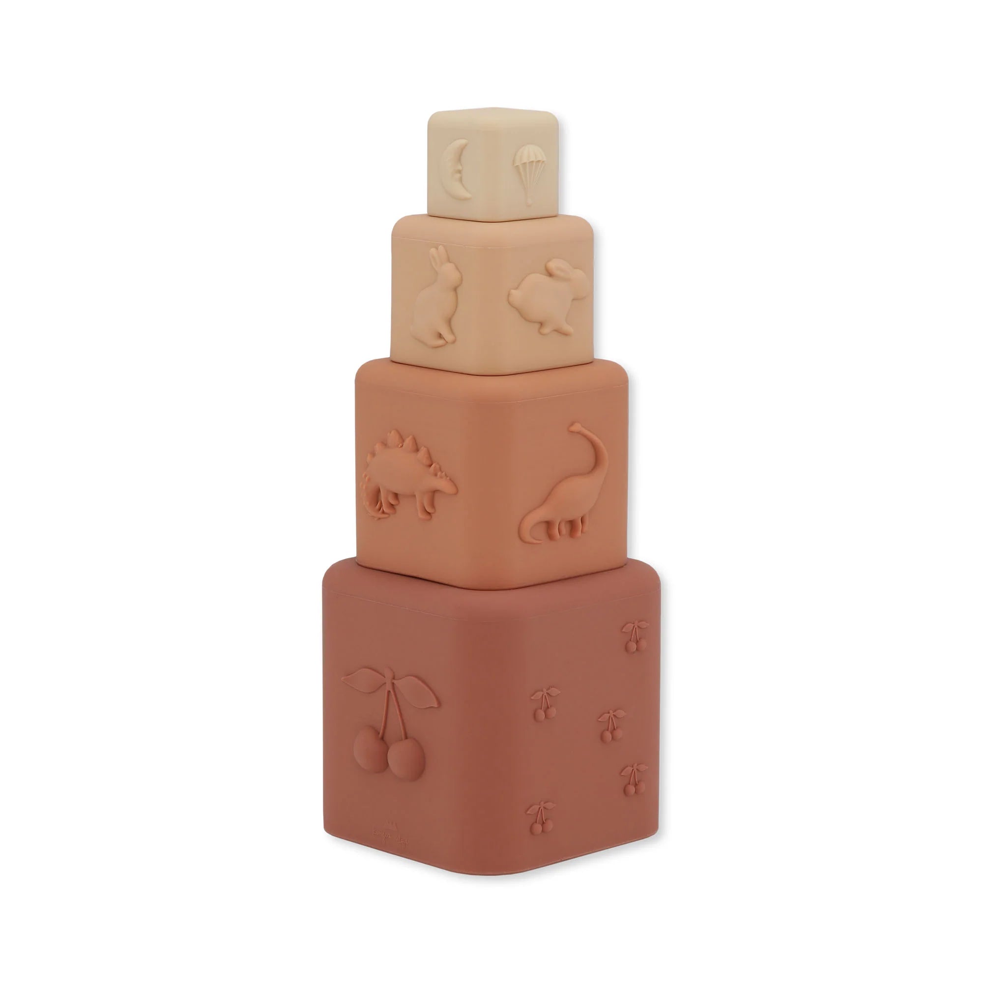 Easter egg - hunt puzzles for spring celebrations​ Silicone Stacking Tower - Rosesand Mix