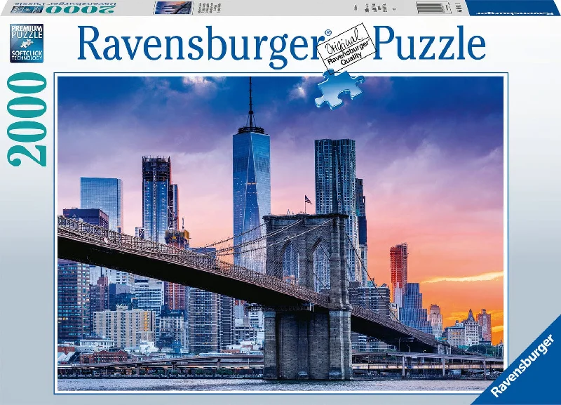 Puzzle - based educational apps for homeschooling​ Skyline New York (2000 pc Puzzle)