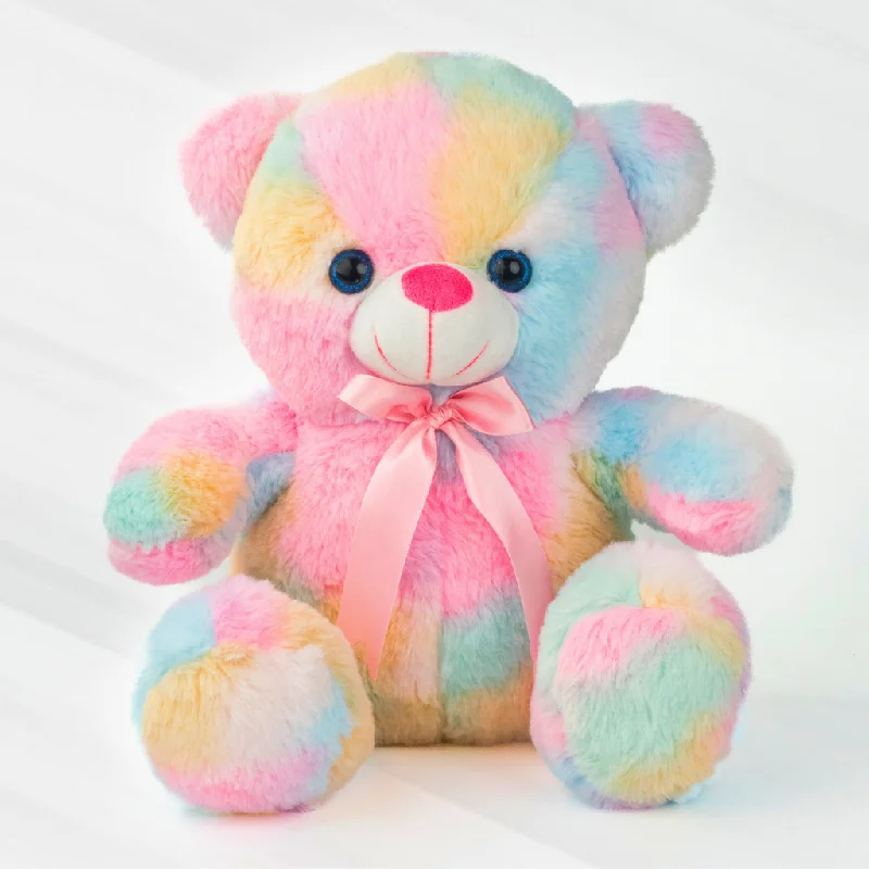 Safari animal plush toys for jungle - loving kids Soft Rainbow Hug - Teddy Bear Toy Safari animal plush toys for jungle - loving kids Soft Rainbow Hug - Teddy Bear Toy