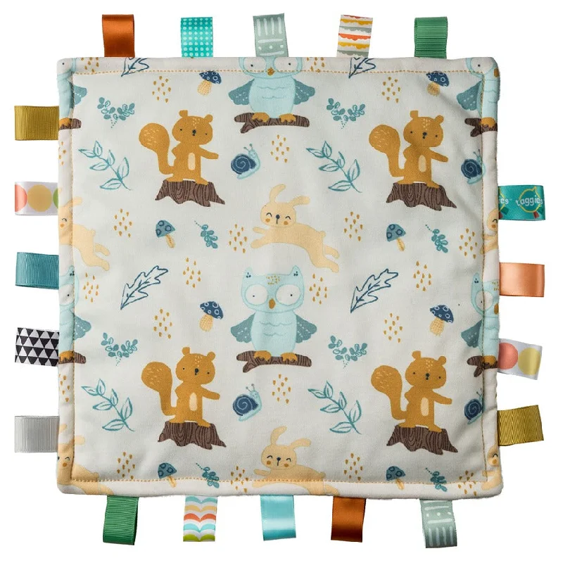 Plush toys for farmers with tractor - or hay - bale - shaped accents Taggies™ Original Comfy Blanket - Forest Fun Plush toys for farmers with tractor - or hay - bale - shaped accents Taggies™ Original Comfy Blanket - Forest Fun