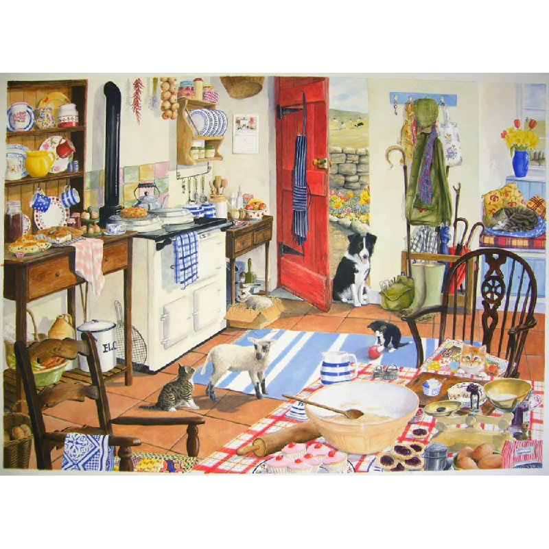 Toddler - friendly puzzles with large pieces The House of Puzzles Farmhouse Kitchen, 1000 Piece Jigsaw Puzzle Toddler - friendly puzzles with large pieces The House of Puzzles Farmhouse Kitchen, 1000 Piece Jigsaw Puzzle