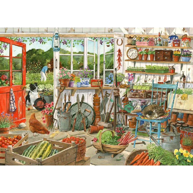Puzzle - based language - learning games The House of Puzzles Potting Shed, 1000 Piece Jigsaw Puzzle Puzzle - based language - learning games The House of Puzzles Potting Shed, 1000 Piece Jigsaw Puzzle