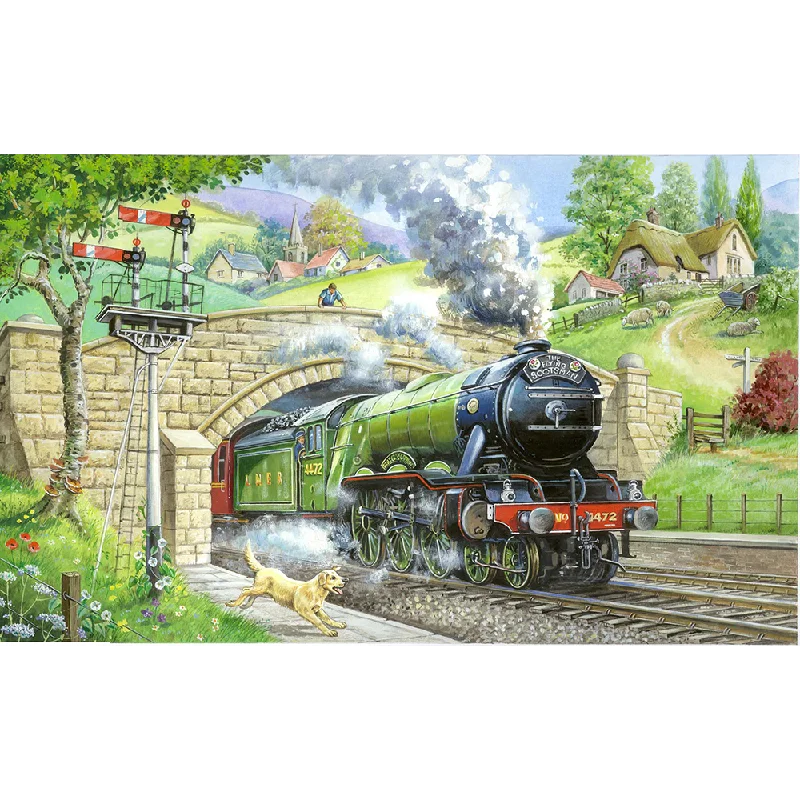Easter egg - hunt puzzles for spring celebrations The House of Puzzles Train Spotting, Big 250 Piece Jigsaw Puzzle Easter egg - hunt puzzles for spring celebrations The House of Puzzles Train Spotting, Big 250 Piece Jigsaw Puzzle