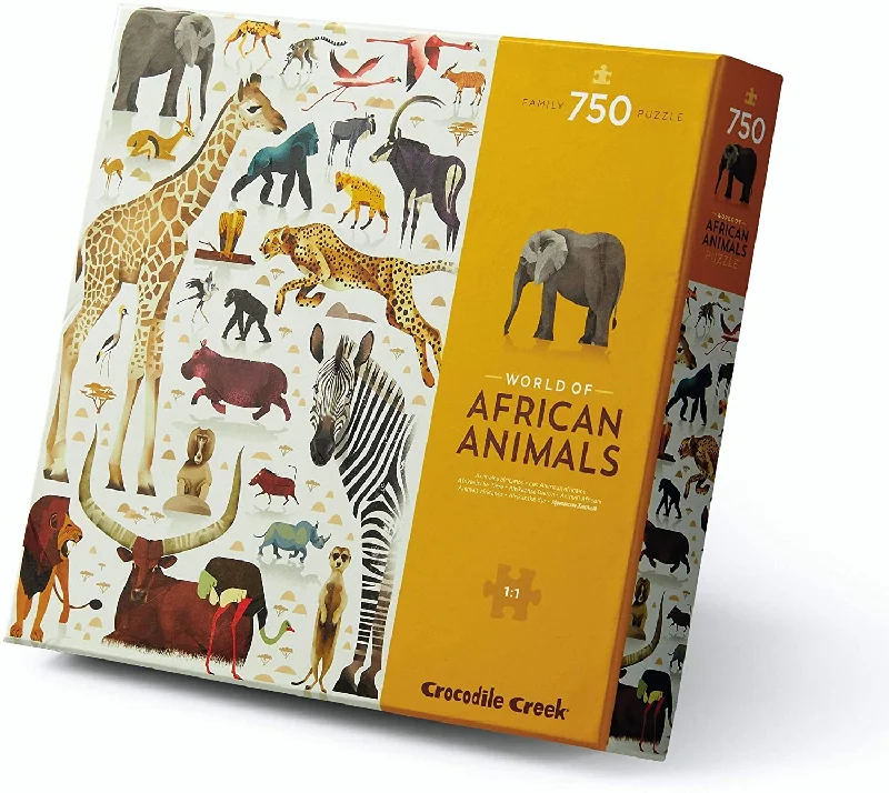 Puzzle - shaped storage boxes for keeping items organized World of African Animals 750Pc Puzzle Puzzle - shaped storage boxes for keeping items organized World of African Animals 750Pc Puzzle